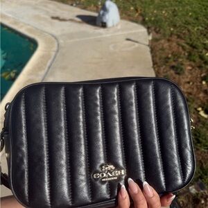 Coach Black Quilted Shoulder Bag